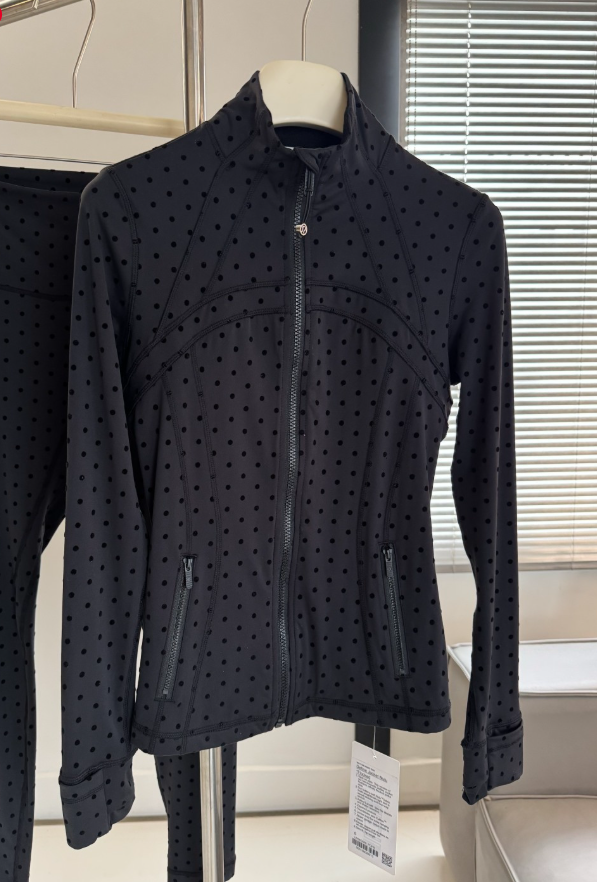 Midnight Polka Dot Sculpt Jacket