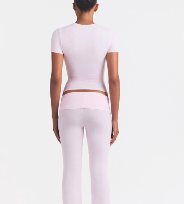 Skims Everyday Sculpt Tee | Buttery Soft Fitted Essential Top