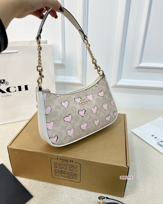 Sweetheart Canvas Shoulder Bag