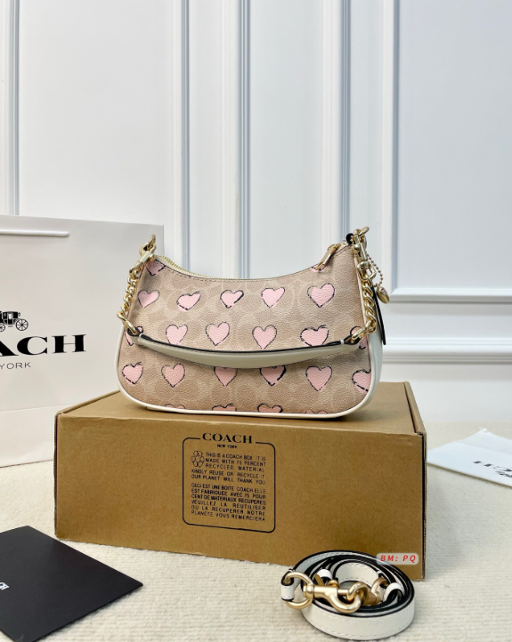 Sweetheart Canvas Shoulder Bag
