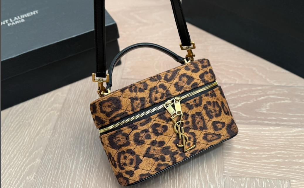 Wild Elegance Leopard Crossbody Bag