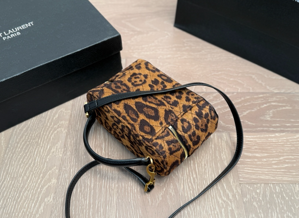 Wild Elegance Leopard Crossbody Bag