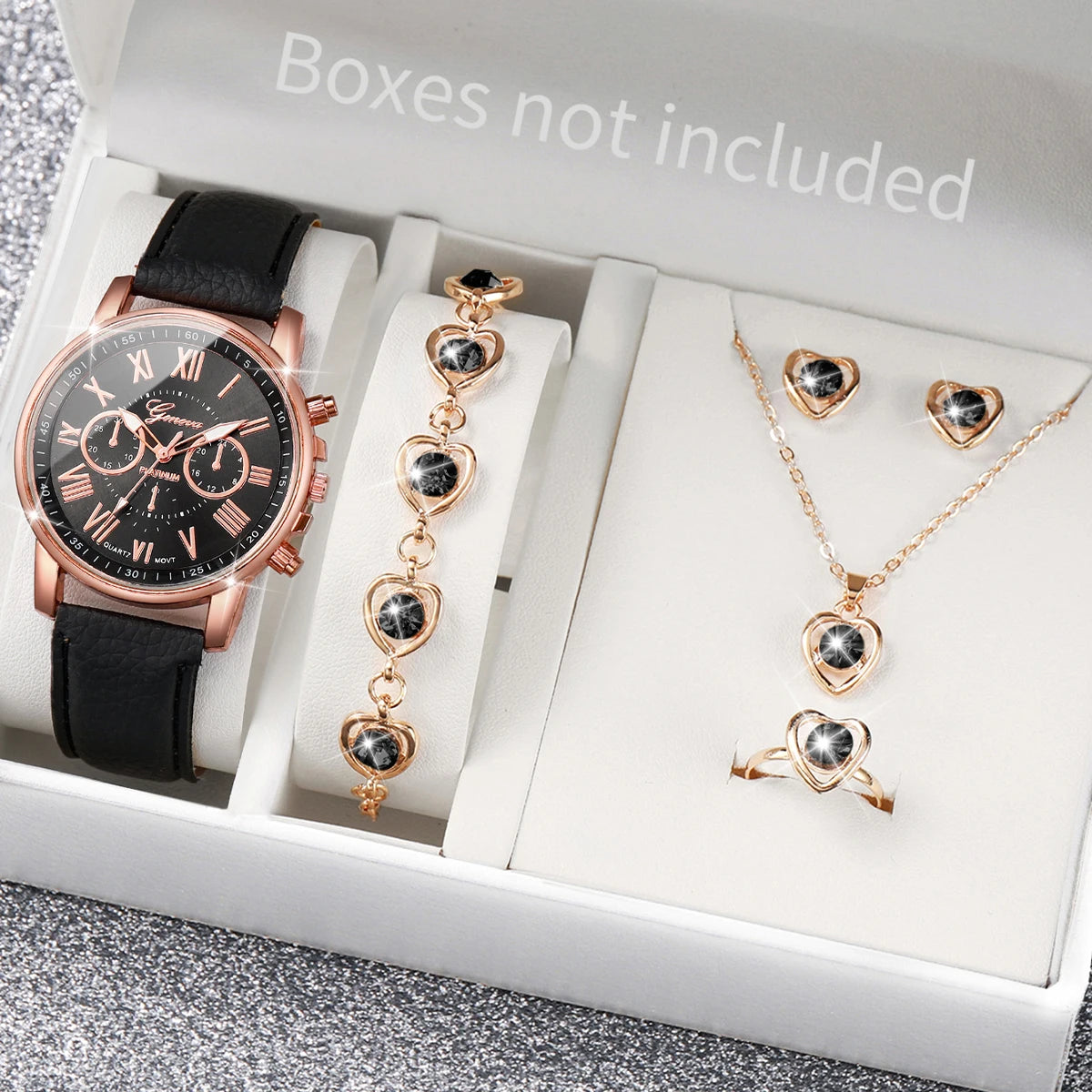 The Charlotte Gift Set | 6-Piece Watch & Jewelry Collection