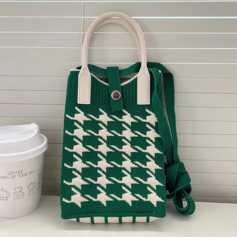 Sweetheart Knit Mini Crossbody