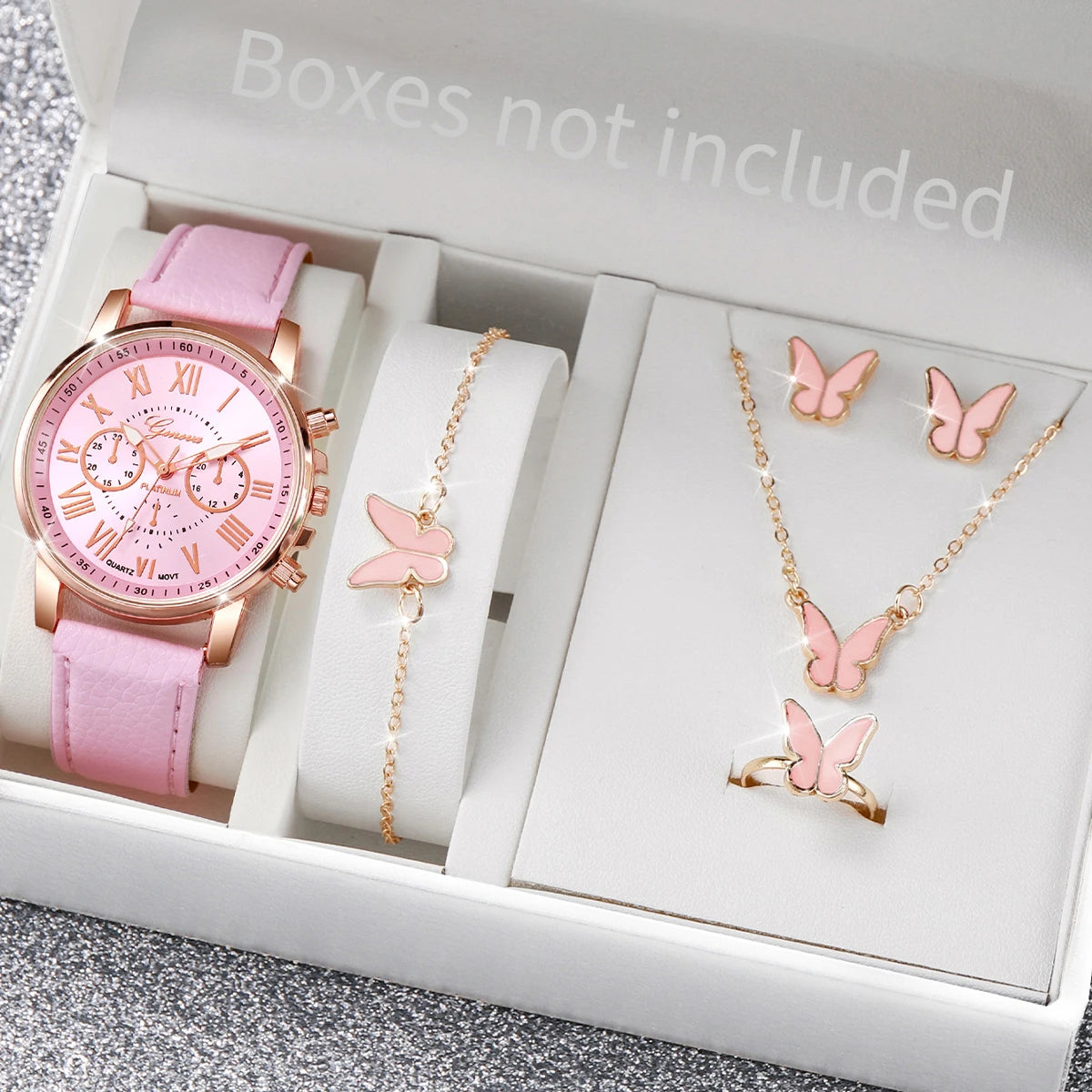 The Charlotte Gift Set | 6-Piece Watch & Jewelry Collection