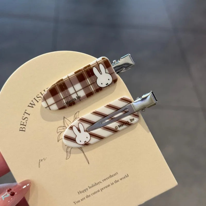 Miffy Plaid Hair Clip