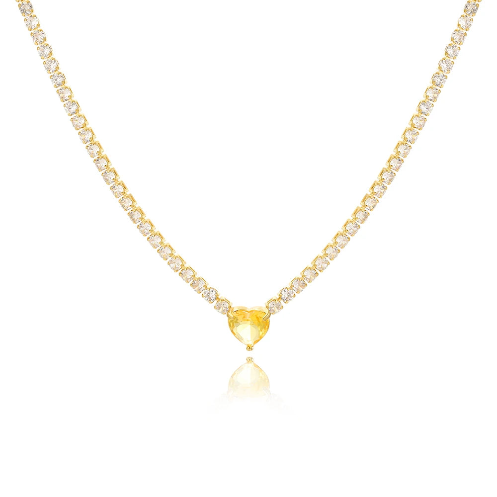 Celeste Crystal Necklace Collection