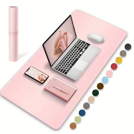 Minimalist Desk Mat | Waterproof Leather Workspace Pad
