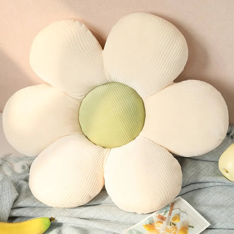 Plush Flower Floor Pillow – Soft Floral Cushion for Cozy Home Decor