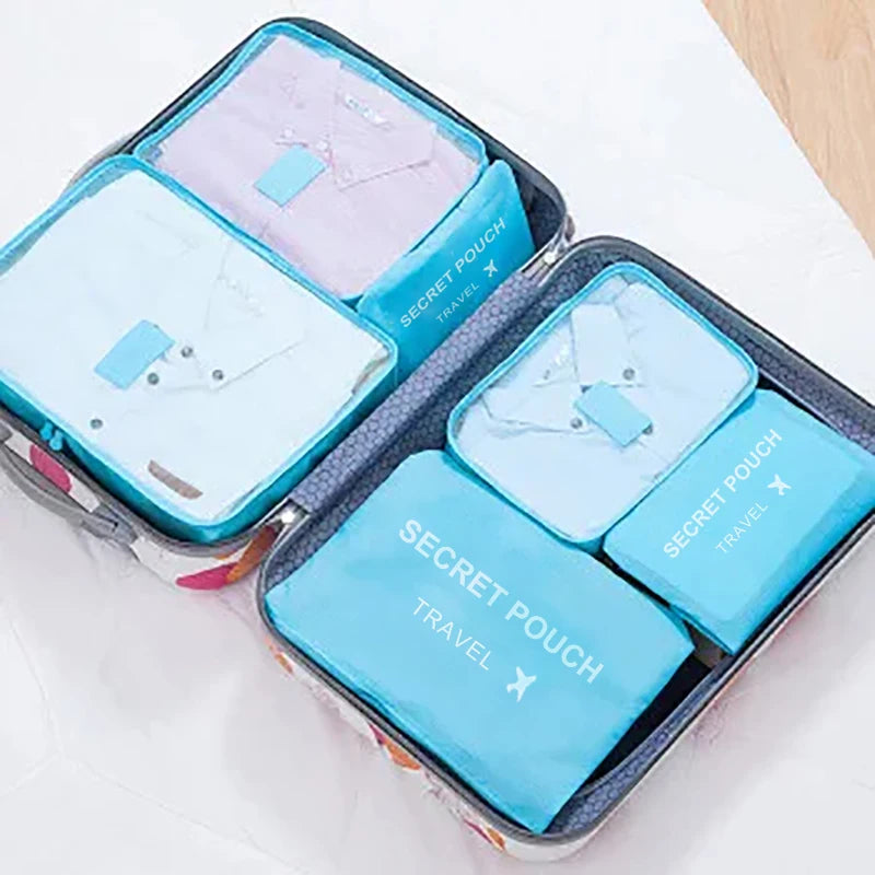 6-Piece Travel Packing Cube Organizer Set