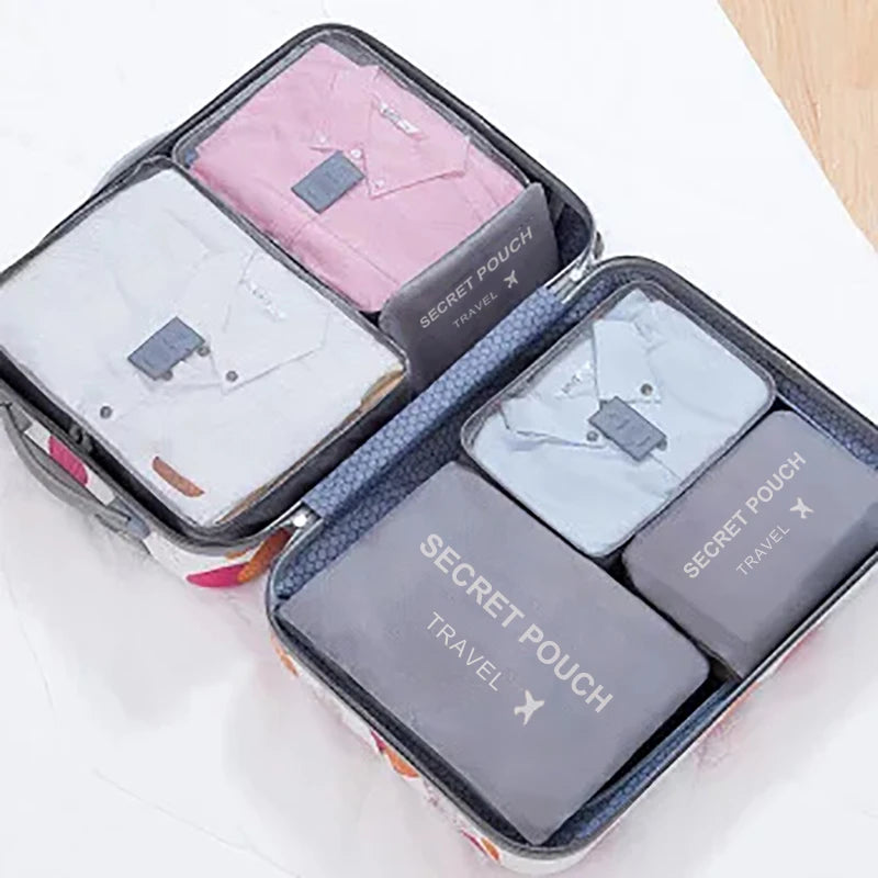 6-Piece Travel Packing Cube Organizer Set